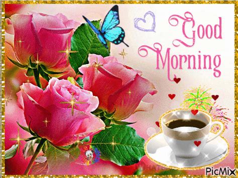 335258 Sweet Rose Good Morning Animation From The