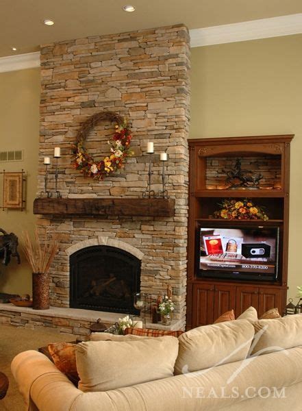 Great savings & free delivery / collection on many items. Excellent Cost-Free Stone Fireplace floor to ceiling ...