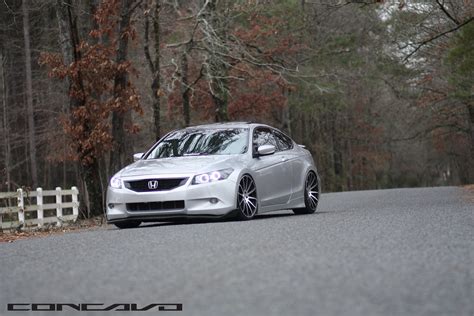Honda Accord Coupe Cw 12 Matte Black Machined Face A Photo On