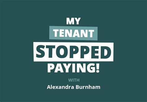 tenant not paying rent here s what to do