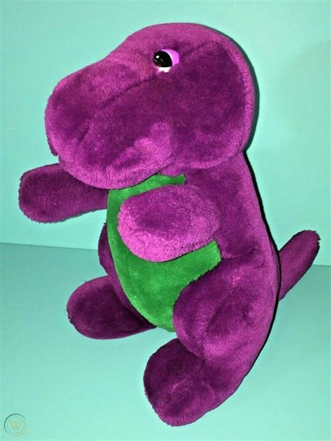 Dakin Barney Backyard Gang Purple Dinosaur Original 10 Plush Vintage
