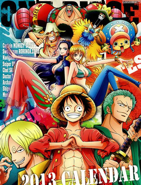 One Piece Calender 2013 By Naruke24 On Deviantart