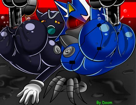 Rule 34 Bokkun Doom Artist Female Humanoid Metal Sonic Metal Sonique Neo Metal Sonic