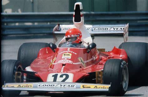 Formula 1 grand prix de monaco 2021. Niki Lauda, Ferrari 312T, 1975 Monaco GP, Monte Carlo ...