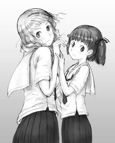 Mizusawa Mao And Aihara Nana Kimi Kiss Drawn By Pomo Rosso Danbooru
