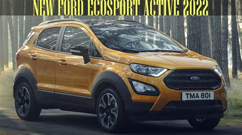 2022 New Ford Ecosport Active Full Review Youtube