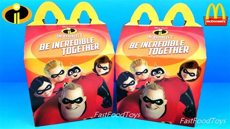Disney Mr Incredible Incredibles 2 Mcdonalds Happy Meal Toy 1 2018