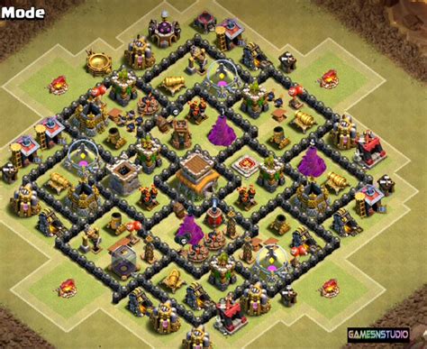 Town hall 8 is a big upgrade for players of clash of clans. New Town Hall 8 War Base,Trophy Pushing Base & Farming ...