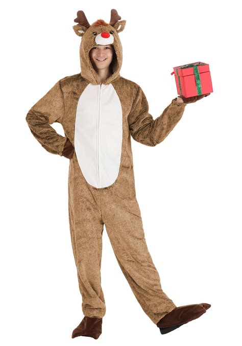 Plush Reindeer Adult Costume