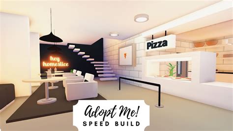 Modern Pizza Restaurant Speed Build Roblox Adopt Me YouTube