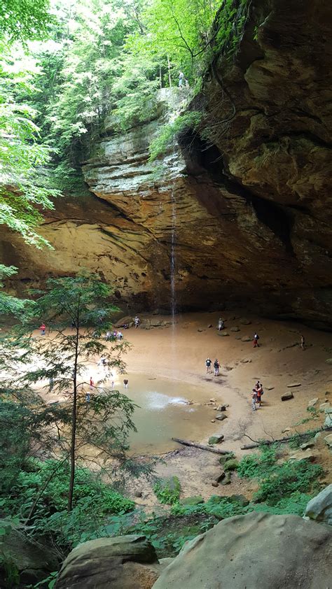 Ash Cave At Hocking Hills State Park In Hocking County Ohio Usa R