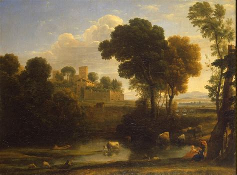 Italian Landscape Painting Gellee Claude Le Lorrain Oil Paintings