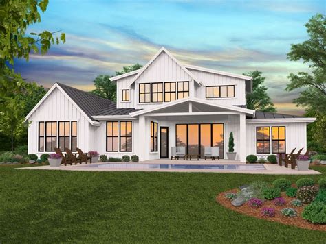 Farmhouse style house plans are timeless and remain popular today. Pendleton House Plan | Modern 2 Story Farmhouse Plans with ...