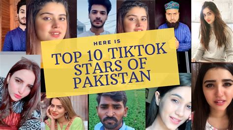Top 10 Tiktok Stars Of Pakistan Youtube