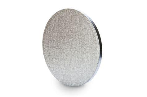 Cake Drum Round Silver Available 10 Or 12 Mcdougalls