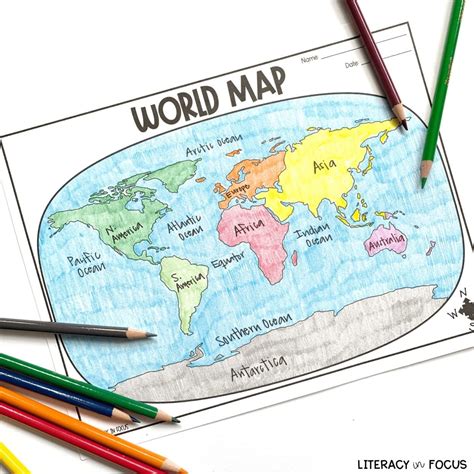 32 Printable World Map To Label Labels Database 2020