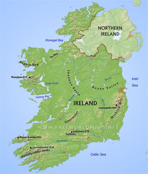 Irish Sea Map