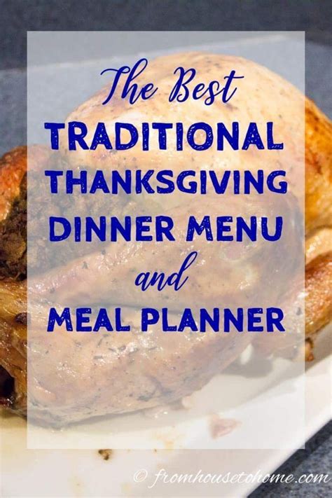 Check spelling or type a new query. The Best Traditional Thanksgiving Dinner Menu and Meal ...