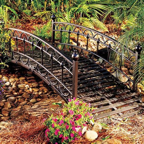 Beautiful And Versatile Small Metal Garden Bridges Garden Design