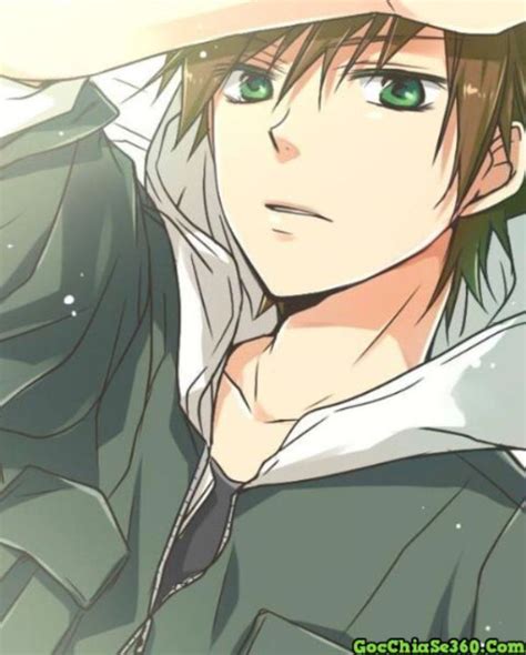 Resultado De Imagem Para Brown Hair Green Eyes Anime Boy Cute Anime Guys Anime Anime Drawings
