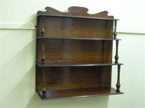 Artisan furniture solid wood wall mounted coat rack in071. Mahogany Wall Mounted Bookcase/display Shelves | 83016 ...