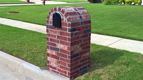 How To Build A Brick Mailbox Post