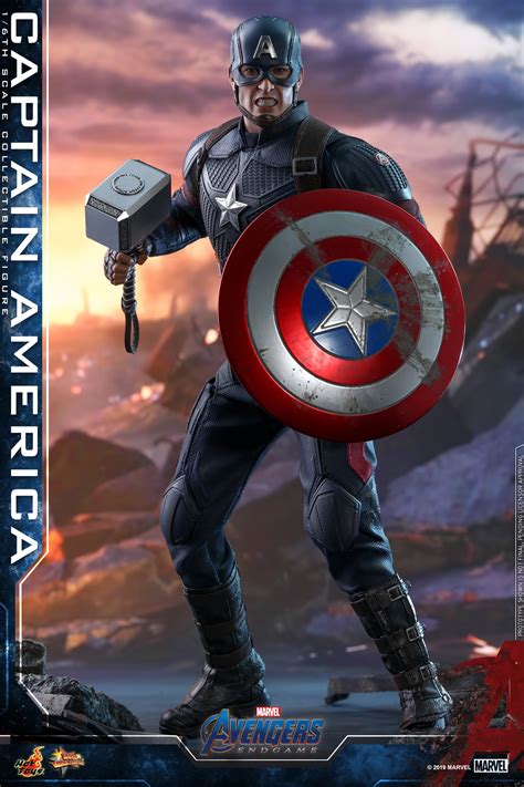 Captain america is a fictional superhero created by marvel comics, who was designed as a patriotic supersoldier to fight for the united states during world war ii. Avengers: Endgame - Captain America 1/6 Scale Figure ...