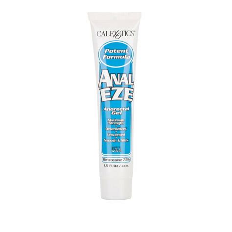 anal eze anal desensitizing gel cream lube lubricant 1 5 oz maximum strength 716770008534 ebay