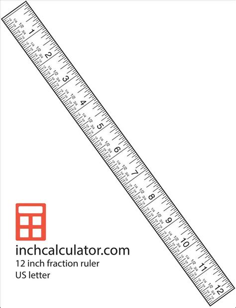 Use The 12 Ruler With Fraction Markings For Accurate Measurments