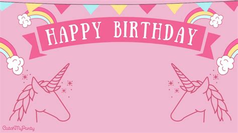 Every birthday party needs balloons, even if they're digital! Zoom Background Video Birthday