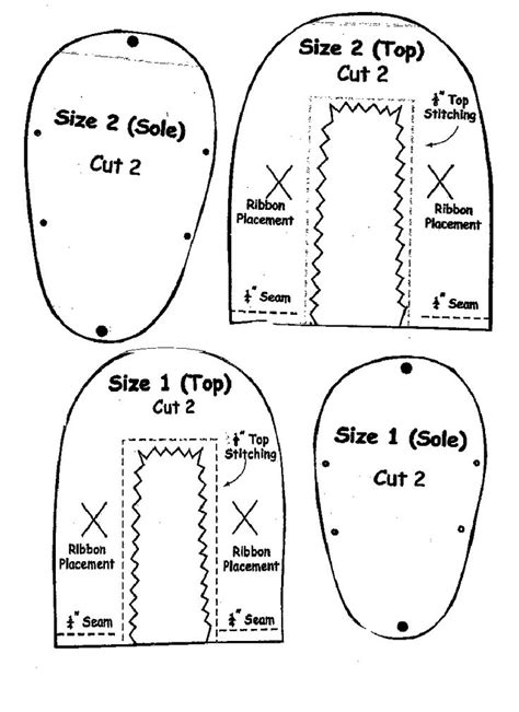 38 Free Online Baby Shoe Sewing Pattern Izacseonni