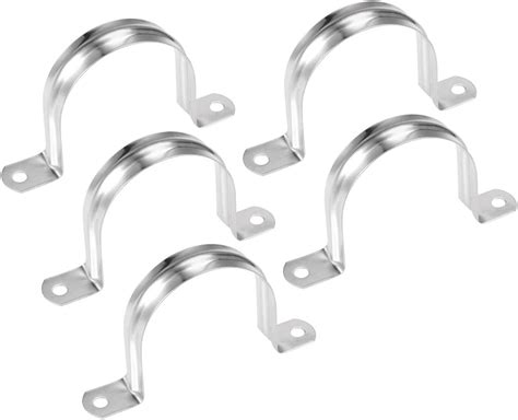 Uxcell U Shaped Conduit Clamp Saddle Strap Tube Pipe Clip Stainless