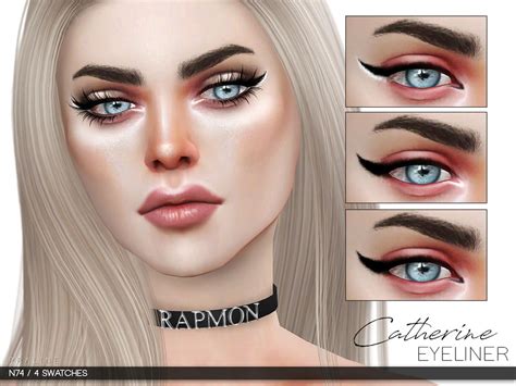 The Sims Resource Catherine Eyeliner N74
