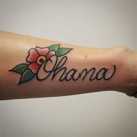 55 Delightful Ohana Tattoo Designs No One Gets Left Behind