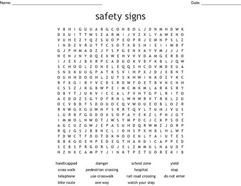 Road Safety Word Search Printable Word Search Printable Photos