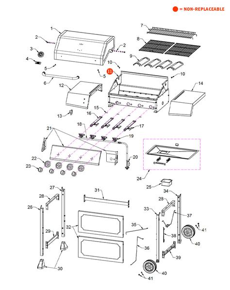 Replacement Grill Parts For Expert Grill 720 0789
