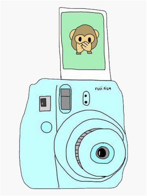 Drawing Illustrations Polaroid Instant Camera Film Drawing Hd Png