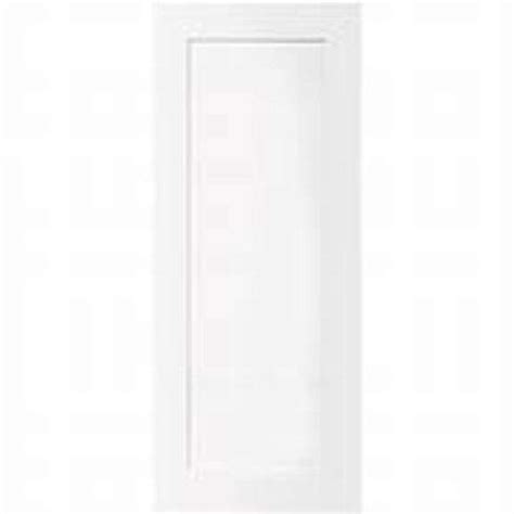 28 In X 80 In X 1 38 In Shaker White Primed 1 Panel Solid Core Wood