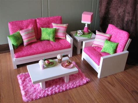 18 Doll Furniture American Girl Sized Living Room Etsy