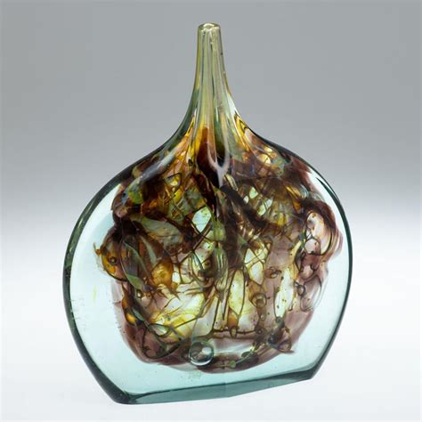 Sold Price Flache Vase Michael Harris Für Mdina Glass Malta 1970er Jahre June 5 0122 3 00