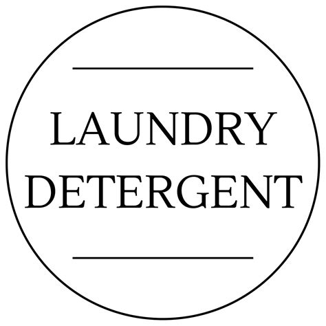 Printable Laundry Detergent Label Template Printable Templates