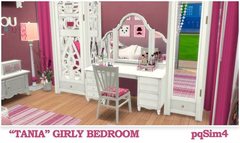 Tania Girly Bedroom Sims 4 Custom Content Vrogue