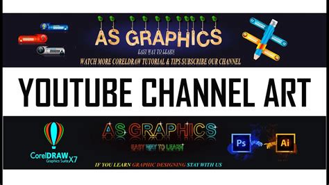 How To Make Youtube Channel Art With Full Setting Or Size Youtube