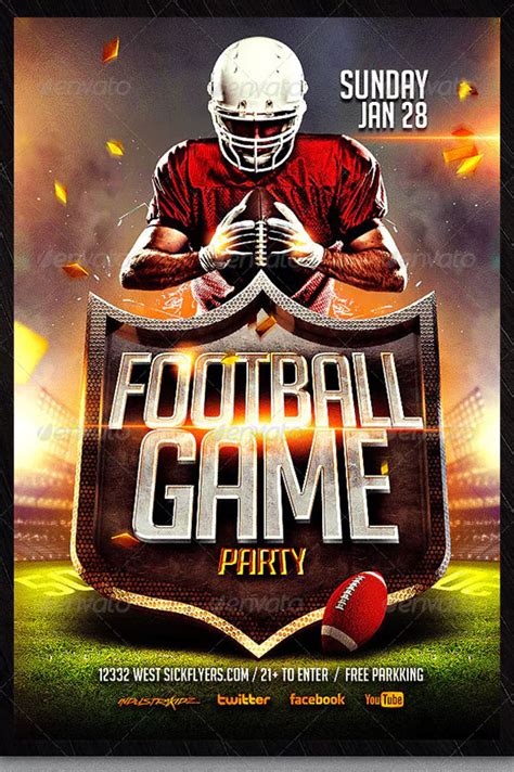 63 Football Flyer Templates Free Psd Eps Png Ai Pdf Downloads