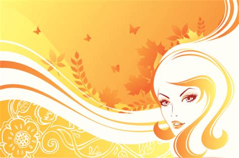 Elegant Autumn Girl Stock Illustration Download Image Now Istock