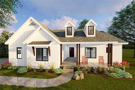 Jul 10, 2021 · looking for new york farms or acreages for sale? Compact Modern Farmhouse Ranch Home Plan - 62500DJ ...
