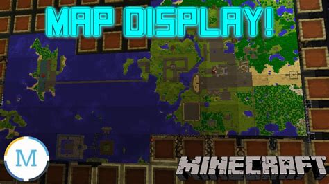 How To Make A Map Display Minecraft Youtube