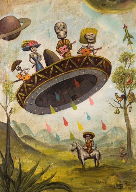 Obsessed With Skulls • Its A Day Of The Dead Ufo Sombrero Mariachi Band