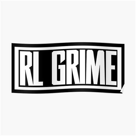 Rl Grime Text V5 Poster For Sale By Thesouthwind Redbubble