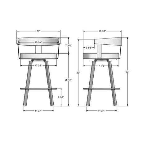 Amisco Lars Swivel Counter And Bar Stool Bed Bath And Beyond 24014760